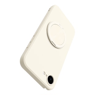 适用苹果17E手机壳新款iPhone16E液态硅胶带支架保护套SE3镜头全包防摔iPhoneSE2高级感软外壳ip男女旋转支架