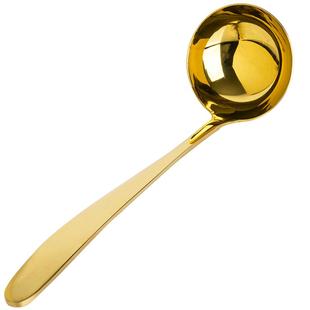 盛汤勺粥勺加厚不锈钢长柄小勺子 家用大调羹 分汤拉面汤勺稀饭勺