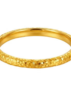 碎冰冰黄金仿金戒指2026新款爆款