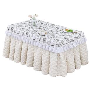 烤火桌罩套长方形火炉桌罩加厚电暖桌套取暖桌布烤火被高级保暖罩