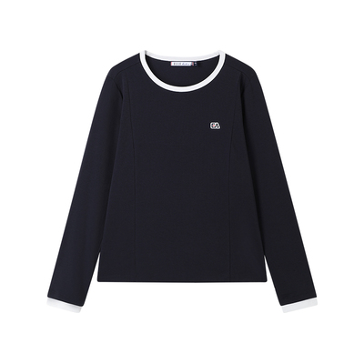 ELLEActive休闲纯色打底T恤长袖