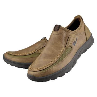 套脚父亲轻便防滑透气男士休闲鞋