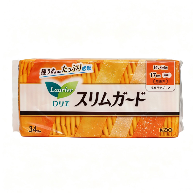 日本花王日用卫生巾17cm34片