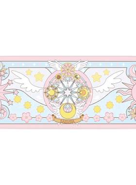 魔法少女樱加热鼠标垫左开关冬季超大暖桌垫办公室桌面工位加热垫儿童写字桌垫书桌垫键盘垫电热桌垫暖手垫子