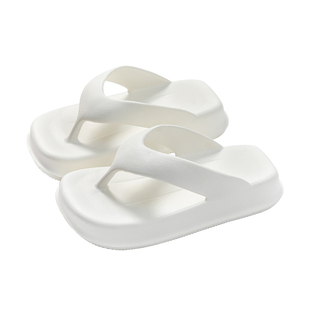 踩屎感厚底增高人字拖女夏季情侣室内家居外穿防滑沙滩夹脚拖鞋男