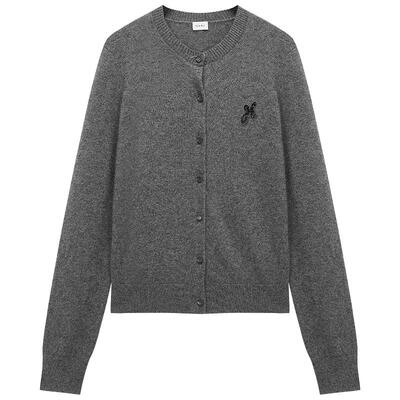 OCHIRLY欧时力兔绒羊毛针织外套