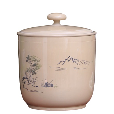 建水紫陶王家明七饼缸散茶1斤半