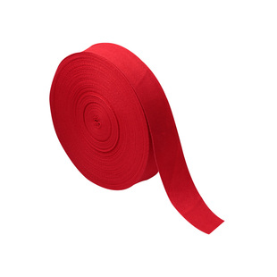 红带子布带条结婚喜庆纯棉绑带手工包边带滚边全棉人字带服装辅料