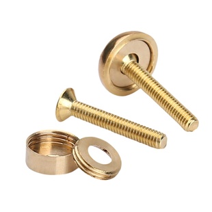 螺丝帽装饰盖黄铜广告钉镜钉盖玻璃镜子固定钉自攻螺丝遮羞盖铜帽