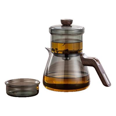 顶壶懒人泡茶神器磁吸茶水分离