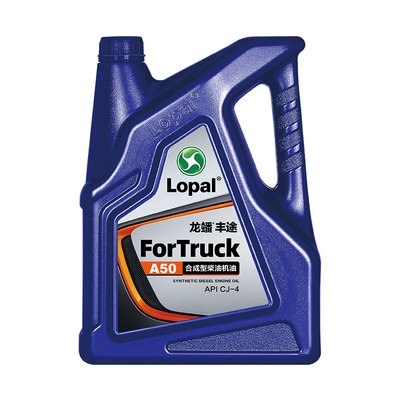 龙蟠丰途A50柴油机油15W40/20W50国五国六CJ-4合成型4L 提动力