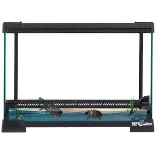 瑞皮Reptizoo蜥蜴饲养箱爬宠鬃狮角蛙豹纹守宫玻璃缸沙漠雨林水陆