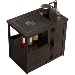 可移动茶桌家用小茶台阳台茶车茶具套装全自动烧水壶一体泡茶台桌