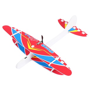 电动手抛泡沫小飞机耐摔投掷玩具户外亲子滑翔战斗机航模毕业礼物