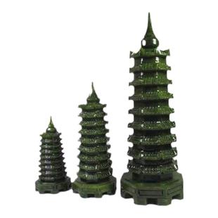 天然东陵玉文昌塔摆件黑曜石塔九层塔黄玉石塔白玉塔绿玉塔工艺品