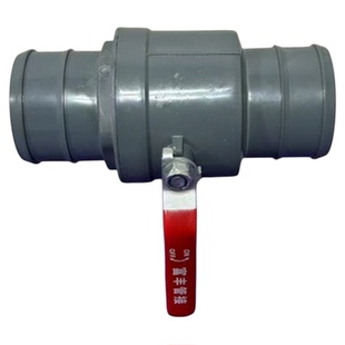 灌溉水管直接开关2寸2.5寸3寸直接球阀微喷带喷水管主管直通配件