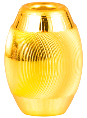 谁羽珠宝  足金橄榄猫眼珠 3D硬金足金橄榄珠 送礼