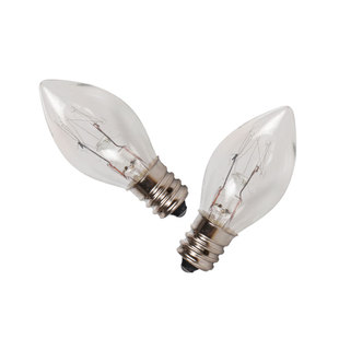 E12罗口灯泡 莲花灯泡 长明灯小号透明灯泡供具用品