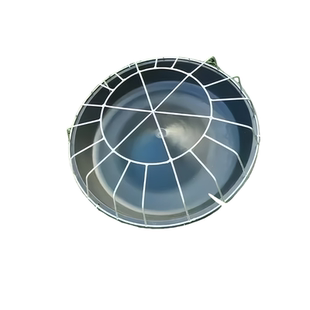 圆形鸡鸭鹅通用喂食槽牛筋盆干湿两用不卡头不撒料喂食槽养殖专用