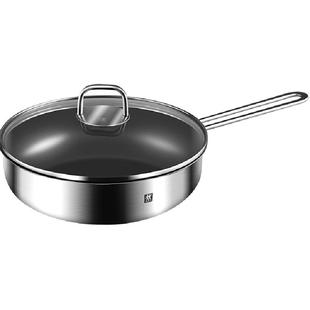 双立人Nova Plus不沾煎锅不锈钢涂层平底锅24/28cm煎炒锅