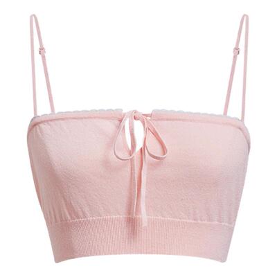 cheapartlabel针织吊带波浪边