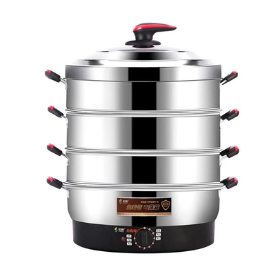 超大商用不锈钢电蒸笼蒸馒头多层