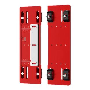 博翰二代切割机底座免打孔底板手提锯云石机配件铝合金裁板神器