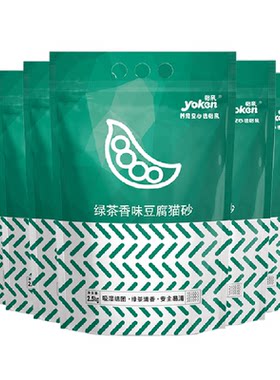YOKEN怡亲豆腐猫砂3秒结团可冲