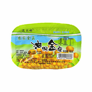 范大妈油焖金针菇盒装农家小菜下饭菜开盖即食菌菇罐头24盒包邮