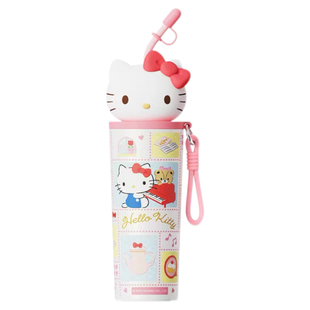HelloKitty三丽鸥古早保温杯女生高颜值吸管杯大容量车载冰霸杯子