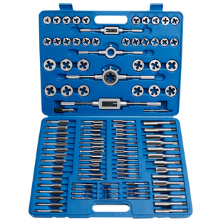 110件成套丝锥板牙架丝锥板牙绞手公制螺纹修复丝锥板牙2-18mm