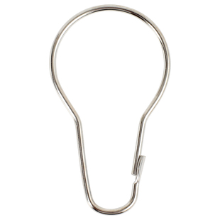 304不锈钢浴帘挂钩环 金属葫芦环窗帘开口圈配件活扣挂钩环吊环