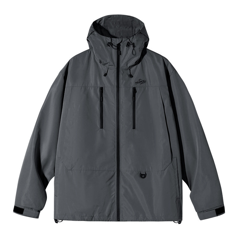 刺绣连帽两件套羽绒服