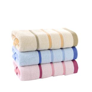 纯棉大毛巾40×90洗澡运动健身加长冲凉长条长款澡巾吸汗绣字LOGO