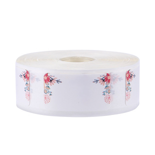 疆马P7/P15标签纸防水白色热敏纸不干胶打印纸商用服装价签贴纸卡通图案幼儿园收纳分类姓名贴纸12*22标签纸