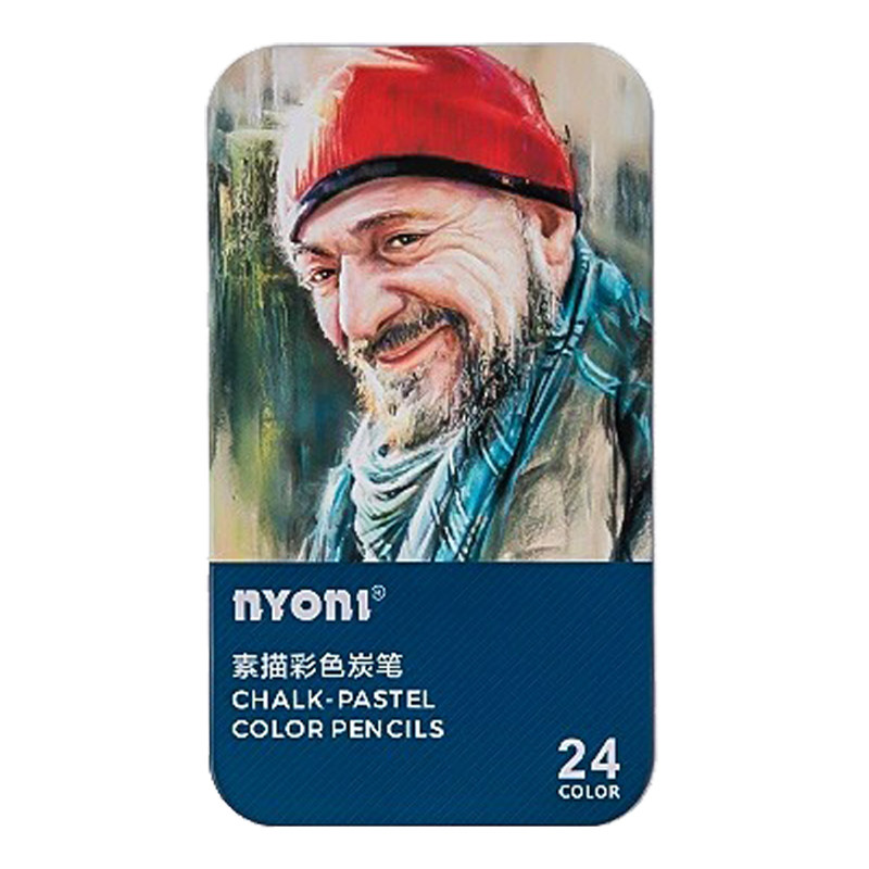 尼奥尼彩色炭笔套装白色黑色肤色