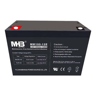 MHB闽华蓄电池MS12V7A9A12A17A24A28A33A38A65A100AH直流屏UPSEPS