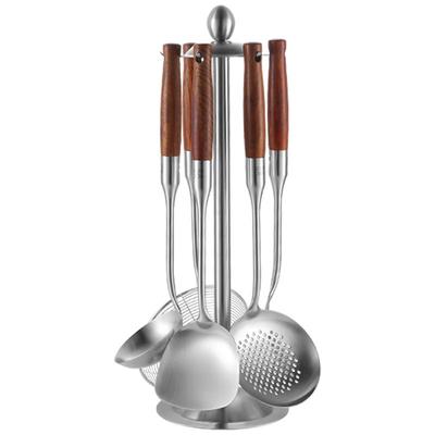 厨具炒菜铲子防烫加厚不锈钢