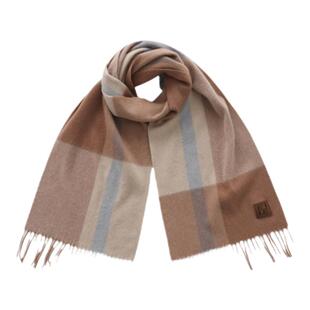 【100%山羊绒】ELLE围巾女士秋冬季户外保暖送礼礼盒装高级感围脖