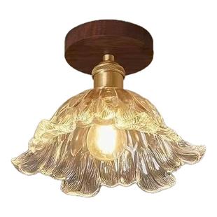 26新款中古风LED水晶灯阳台灯过道灯走廊灯入户夜灯玄关灯吸顶灯