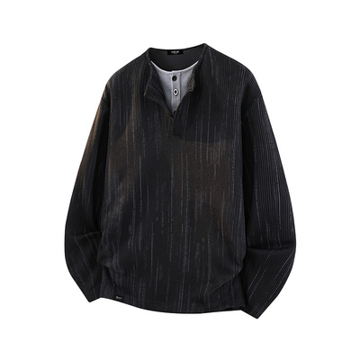 it：fivecm亨利领假两件长袖T恤