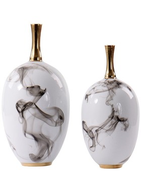 新中式风水墨样板房间软装饰品