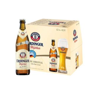 【德国原装进口】爱尔丁格小麦白啤酒500ml*12瓶整箱装
