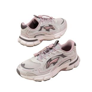 李宁男大童女童运动鞋2026新款青少年减震回弹圆头低帮休闲鞋童鞋