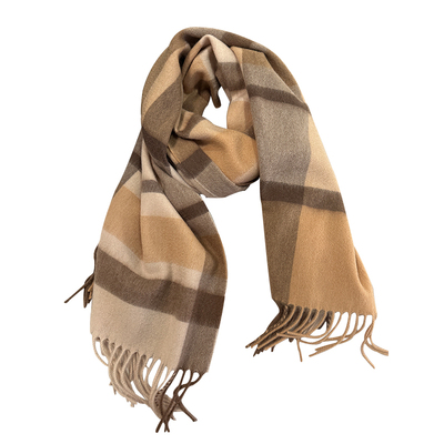 大版~英国格纹100%纯羊毛围巾