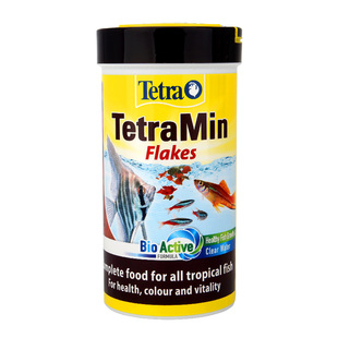 德彩热带观赏鱼薄片饲料小型鱼孔雀鱼七彩神仙慈鲷鱼淡水鱼食通用