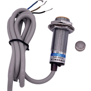 沪工M18磁性开关NJK-5003C A B D霍尔感应传感器NPN常开PNP常闭