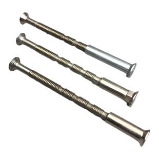 分体锁对穿M4螺丝配件卧室门把手拉手对装防盗机丝竹节沉头圆形螺