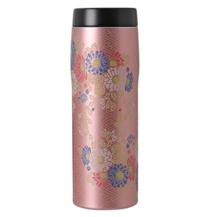 日本进口Tiger虎牌保温杯480ml3D花纹礼品商务办公杯MJX-A482