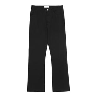 MADWITCH美式高街黑色直筒牛仔裤男潮牌复古简约vibe裤子显瘦长裤